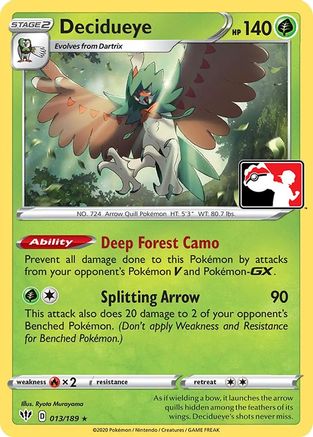 Decidueye Prize Pack Series Cards - Rare