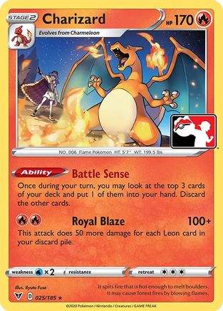Charizard Prize Pack Series Cards - Rare
