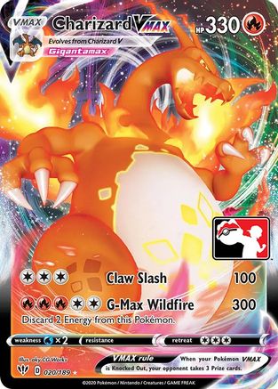 Charizard VMAX - Holofoil Prize Pack Series Cards - Ultra Rare