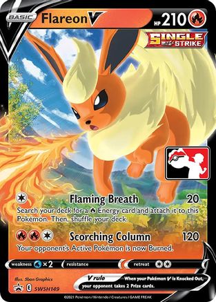 Flareon V - Holofoil Prize Pack Series Cards - Promo
