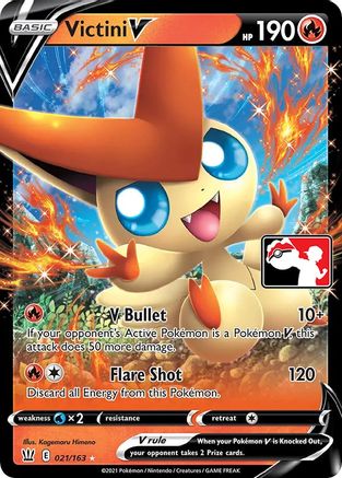 Victini V 021/163 Prize Pack Series Cards - Ultra Rare