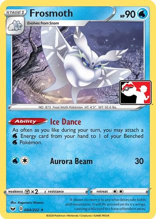 Frosmoth Prize Pack Series Cards - Rare