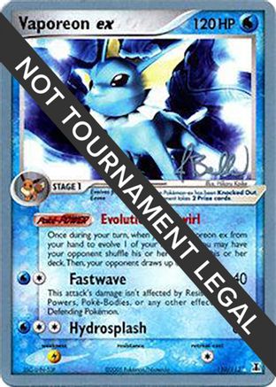 Vaporeon ex - 2006 (Jimmy Ballard) 110 World Championship Decks - Ultra Rare