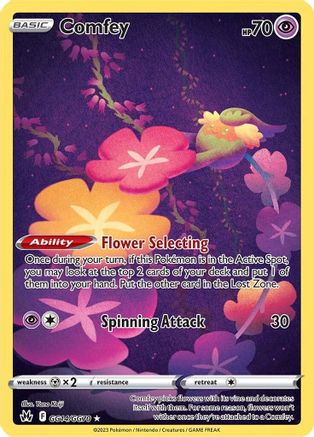Comfey GG14 - Holofoil SWSH Crown Zenith Galarian Gallery - Ultra Rare