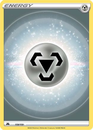 Metal Energy (Texture Full Art) 159 - Holofoil SWSH Crown Zenith - Ultra Rare