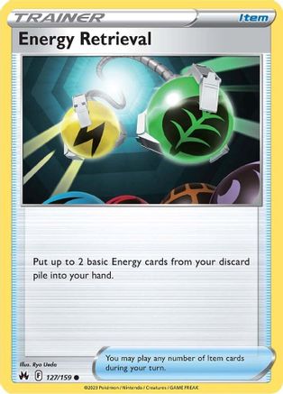 Energy Retrieval 127 SWSH Crown Zenith - Common
