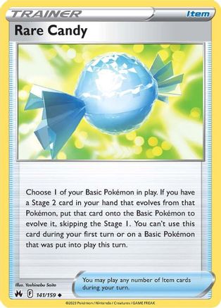 Rare Candy 141 SWSH Crown Zenith - Uncommon