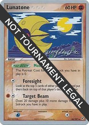 Lunatone - 2007 (Jeremy Scharff-Kim) 036 World Championship Decks - Uncommon