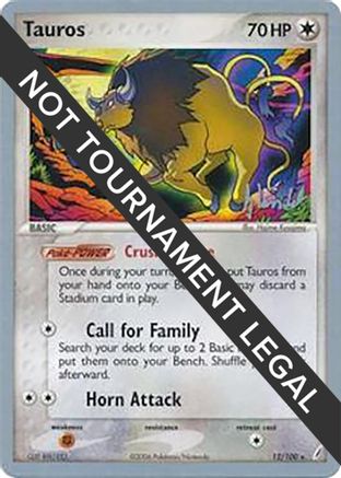 Tauros - 2008 (Dylan Lefavour) 012 World Championship Decks - Rare