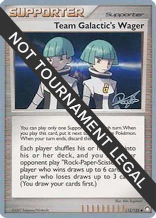 Team Galactic's Wager - 2008 (Paul Atanassov) 115 World Championship Decks - Uncommon