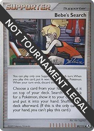 Bebe's Search - 2009 (Stephen Silvestro) 089 World Championship Decks - Uncommon