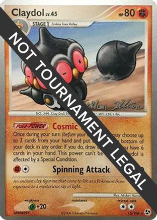 Claydol - 2009 (Stephen Silvestro) 015 World Championship Decks - Rare