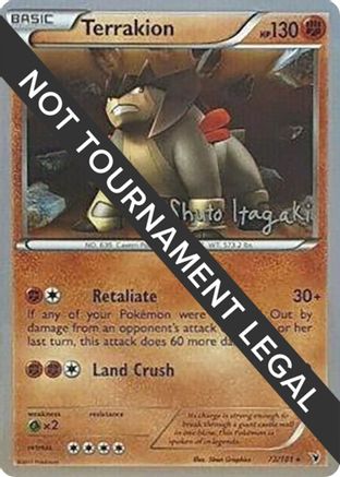 Terrakion - 2012 (Shuto Itagaki) 073 World Championship Decks - Rare