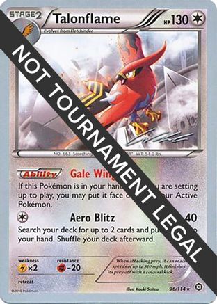 Talonflame - 2016 (Cody Walinski) 096 World Championship Decks - Rare