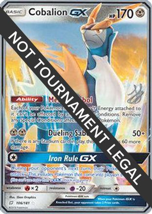 Cobalion GX - 2019 (Henry Brand) 106 World Championship Decks - Ultra Rare