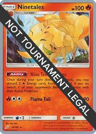 Ninetales - 2019 (Kaya Lichtleitner) 016 World Championship Decks - Rare