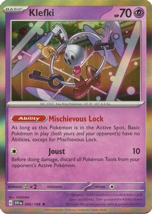 Klefki 096 - Reverse Holofoil SV01 Scarlet & Violet Base Set - Rare