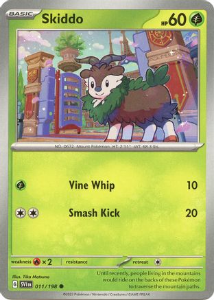Skiddo 011 SV01 Scarlet & Violet Base Set - Common