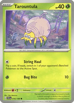 Tarountula 016/198 SV01 Scarlet & Violet Base Set - Common