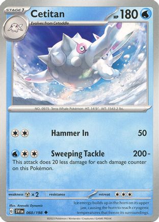 Cetitan 060 SV01 Scarlet & Violet Base Set - Uncommon