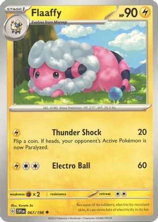 Flaaffy 067 - Reverse Holofoil SV01 Scarlet & Violet Base Set - Uncommon