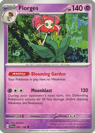 Florges 093 SV01 Scarlet & Violet Base Set - Uncommon
