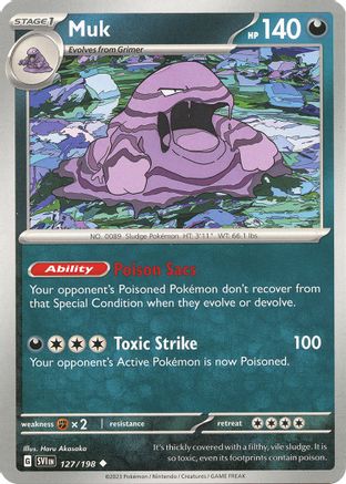 Muk 127 SV01 Scarlet & Violet Base Set - Uncommon
