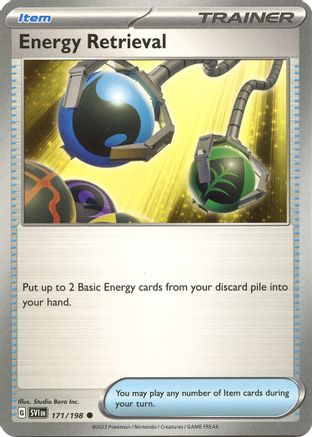Energy Retrieval 171 SV01 Scarlet & Violet Base Set - Common