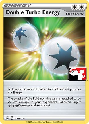Double Turbo Energy 151/172 - Holofoil Prize Pack Series Cards - Uncommon