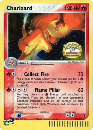 Charizard - 100/97 (National Championships)/97 - Holofoil League & Championship Cards - Promo
