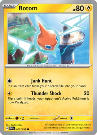 Rotom (Cosmos Holo) 070/198 - Holofoil Miscellaneous Cards & Products - Promo