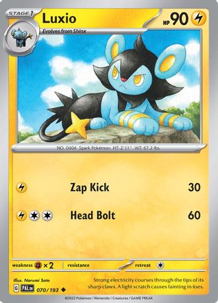 Luxio 070 SV02 Paldea Evolved - Uncommon