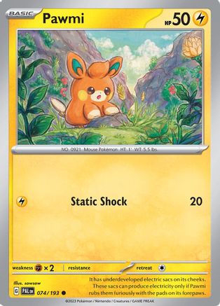 Pawmi 074 SV02 Paldea Evolved - Common