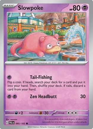 Slowpoke 085 SV02 Paldea Evolved - Common