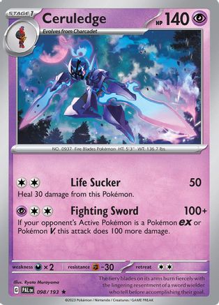 Ceruledge 098 - Holofoil SV02 Paldea Evolved - Rare