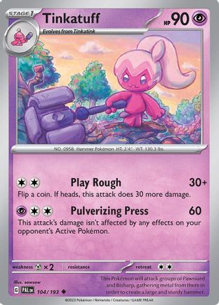 Tinkatuff 104/193 SV02 Paldea Evolved - Uncommon