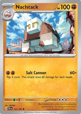 Naclstack 122 SV02 Paldea Evolved - Uncommon