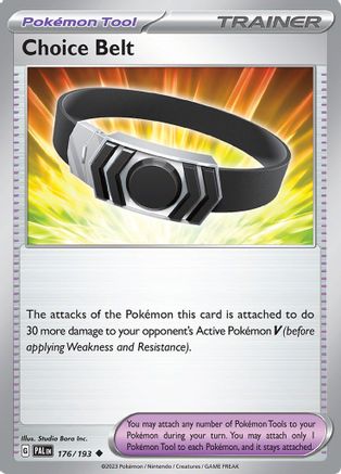 Choice Belt 176 - Reverse Holofoil SV02 Paldea Evolved - Uncommon