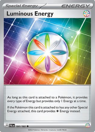 Luminous Energy 191 - Reverse Holofoil SV02 Paldea Evolved - Uncommon