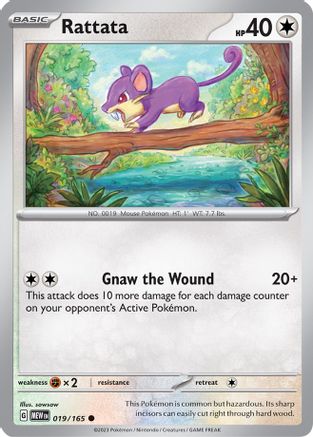 Rattata 019 SV Scarlet & Violet 151 - Common