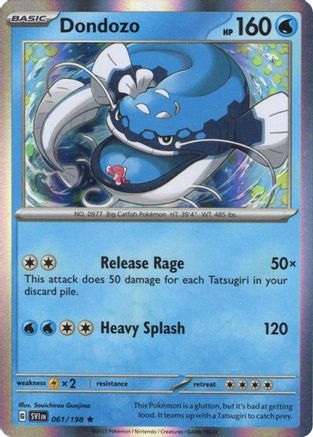 Dondozo (Line Holo) 061/198 - Holofoil Miscellaneous Cards & Products - Rare