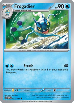 Frogadier 057 SV03 Obsidian Flames - Uncommon