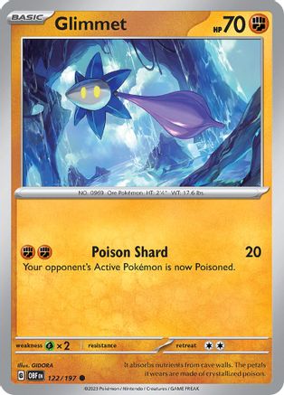 Glimmet 122/197 SV03 Obsidian Flames - Common