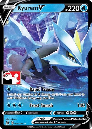 Kyurem V/196 - Holofoil Prize Pack Series Cards - Ultra Rare