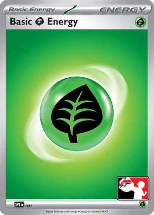 Basic Grass Energy 001 - Holofoil Prize Pack Series Cards - Common