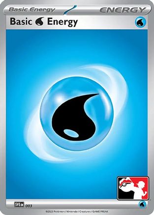 Basic Water Energy 003 - Holofoil Prize Pack Series Cards - Common