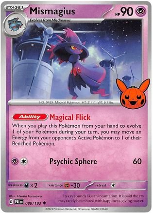 Mismagius 088 Trick or Trade BOOster Bundle 2023 - Uncommon