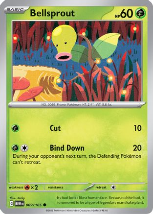 Bellsprout 069 - Reverse Holofoil SV Scarlet & Violet 151 - Common