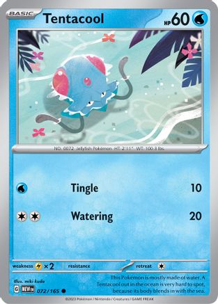 Tentacool 072 SV Scarlet & Violet 151 - Common