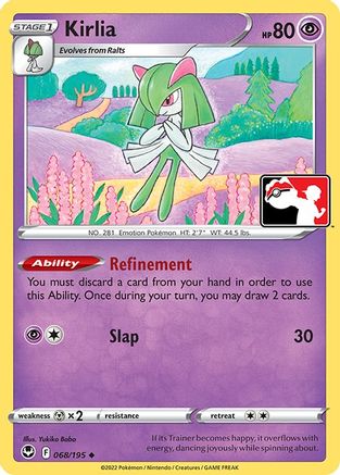 Kirlia 068 - Holofoil Prize Pack Series Cards - Uncommon
